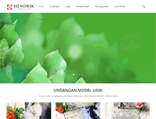 Tablet Screenshot of hendrikdesign.com